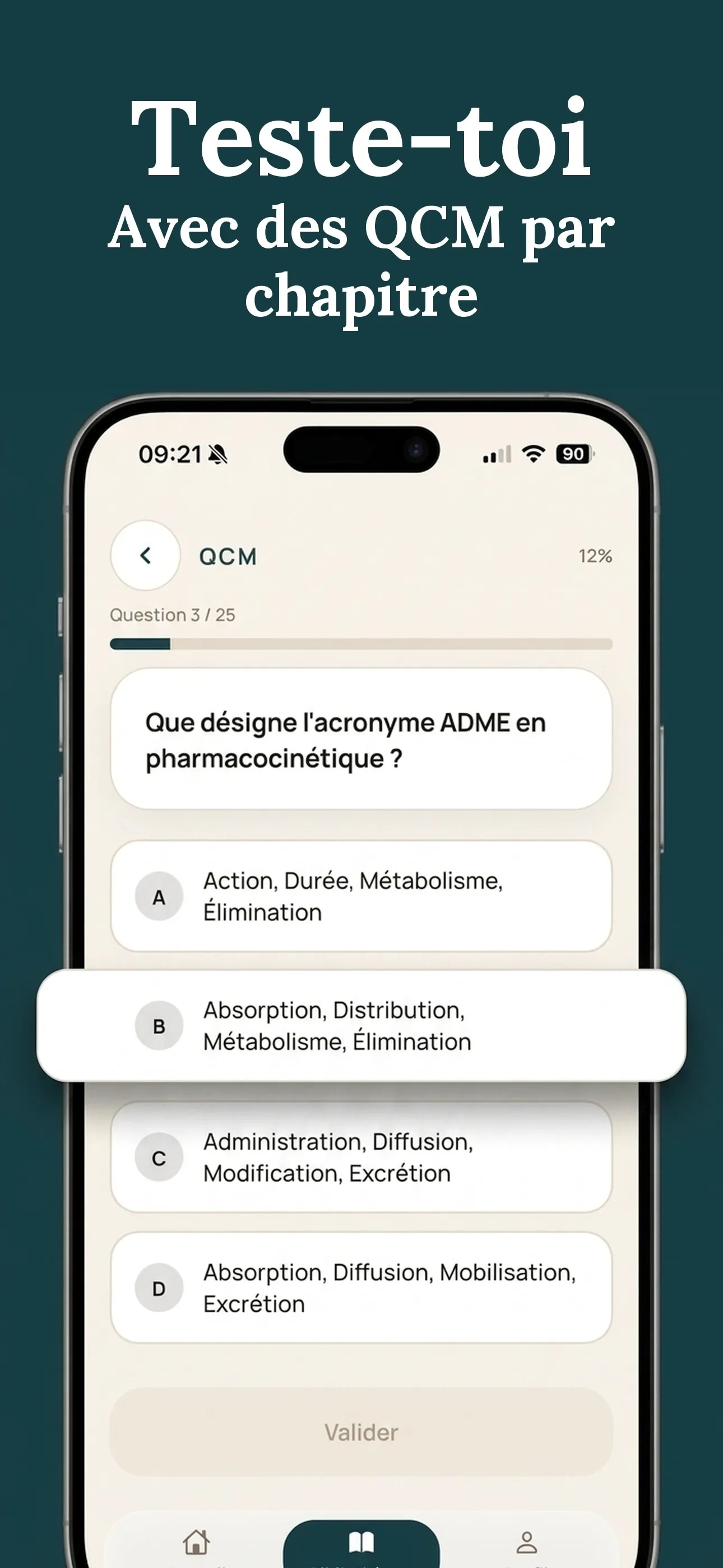 QCM par chapitre : teste-toi avec des questions à choix multiples.